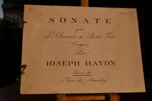 Sonate pour le Clavecin ou Piano-Forte Composéem Par Ioseph Haydn, Oeuvre 66.