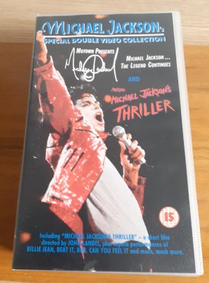 Thriller - SPECIAL DOUBLE VIDEO COLLECTION:Michael Jackson The Legend Continues And Making Of Thriller 2x VHS Video