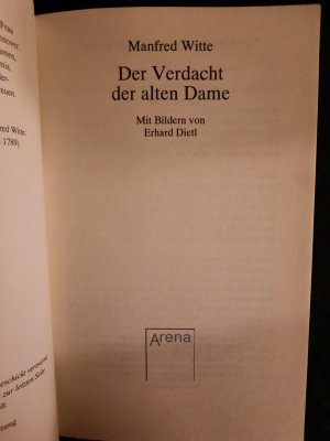 gebrauchtes Buch – Manfred Witte – Der Verdacht der alten Dame. Spannung und Abenteuer.