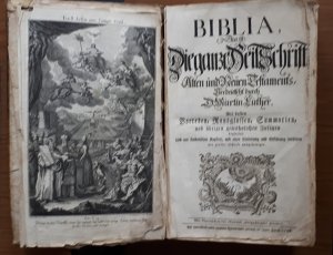 Biblia Sacra, Das ist : Die ganze Heil. Schrift Alten und Neuen Testaments. Verdeutscht durch D. Martin Luther