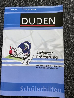 gebrauchtes Buch – Aufsatz/Erörterung