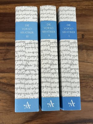 Die Vorsokratiker. Griechisch-lateinisch-deutsch. Auswahl der Fragmente und Zeugnisse, Übersetzung und Erläuterungen von M. Laura Gemelli Marciano. Band […]