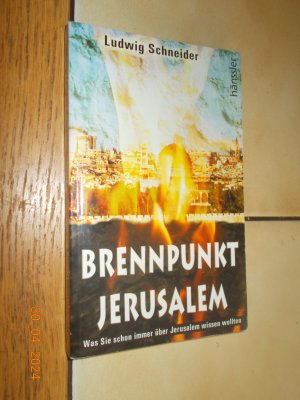 gebrauchtes Buch – Ludwig Schneider – Brennpunkt Jerusalem - Was Sie schon immer über Jerusalem wissen wollten