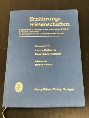 antiquarisches Buch – Heilmeyer, Ludwig; Holtmeier – Ernährungswissenschaften