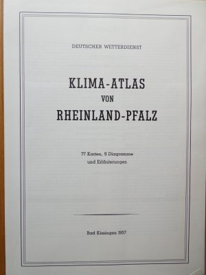 Klima-Atlas von Rheinland Pfalz