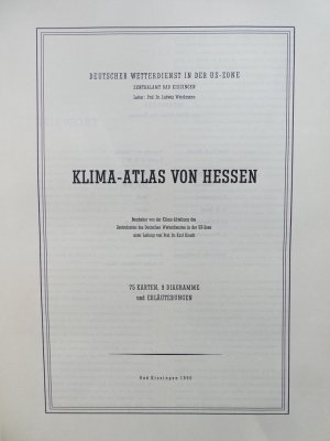 Klima-Atlas von Hessen