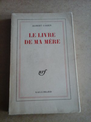 Le livre de ma mère. SIGNIERT