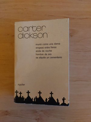 gebrauchtes Buch – Carter Dickson – murió como una dama (novelas escogidas)