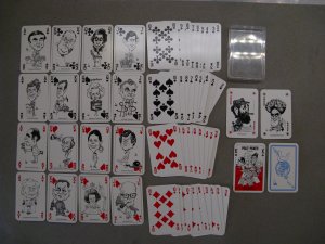 gebrauchtes Spiel – Lutz Backes – POLIT-POKER - 54 cards, 7056/0, (gezeichnet von) Bubec (Lutz Backes)