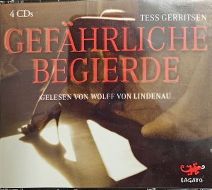 gebrauchtes Hörbuch – Tess Gerritsen, Wolff von Lindenau – Gefährliche Begierde