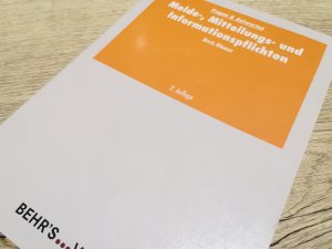 Melde-, Mitteilungs- und Informationspflichten