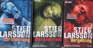 gebrauchtes Buch – Stieg Larsson – Millennium Trilogie: Verblendung / Verdammnis / Vergebung