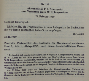 gebrauchtes Buch – Lenin / Semjon K. Zwigun  – W. I. LENIN UND DIE GESAMTRUSSISCHE TSCHEKA - Dokumentensammlung 1917-1922