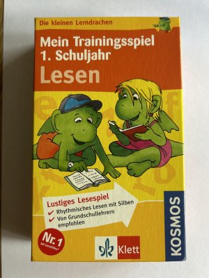 gebrauchtes Spiel – Mein Trainingsspiel 1. Schuljahr Lesen-Die kleinen Lerndrachen