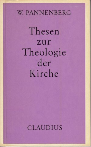 Thesen zur Theologie der Kirche - Als Manusskript gedruckt