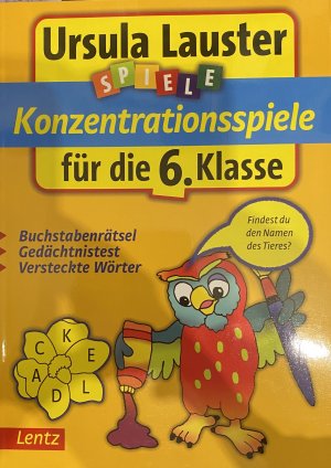 Konzentrationsspiele für die 6. Klasse