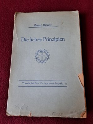 Die sieben Prinzipien oder Grundteile des Menschen. Übersetzt durch Dr. Franz Hartmann. 3. Aufl.