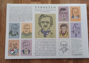 gebrauchtes Buch – Claus Lorenzen – Typoeten - typographische Dichterporträts ; mit Selbstzeugnissen der Schriftsteller zum Satz, zum Druck und zur Gestaltung ihrer Bücher