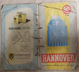 antiquarisches Buch – Falk Plan Stadtplan Hannover 20 – Falk Plan Stadtplan Hannover 20.Auflage (1959)