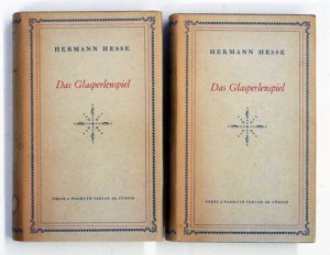 Das Glasperlenspiel (2 Bde.). Versuch einer Lebensbeschreibung des Magister Ludi Josef Knecht samt Knechts hinterlassenen Schriften.