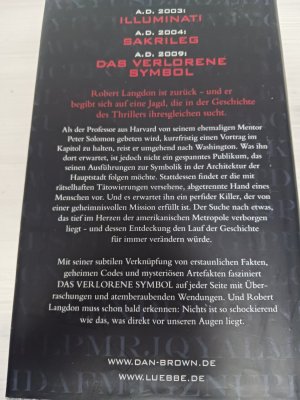 gebrauchtes Buch – Dan Brown – Das verlorene Symbol