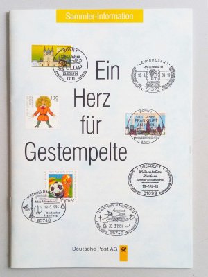 gebrauchtes Buch – Deutsche Post – Herz für Gestempelte