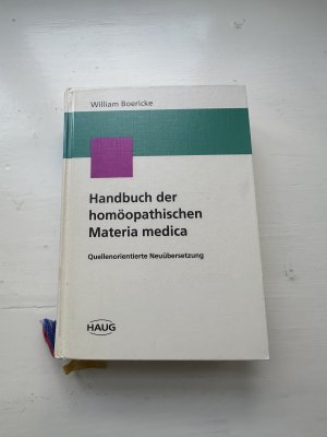 Handbuch der homöopathischen Materia medica