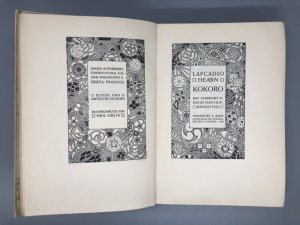 antiquarisches Buch – Lafcadio Hearn – Kokoro. Einzige autorisierte Übersetzung aus dem Englischen v. Berta Franzos. Buchschmuck von Emil Orlik. Mit Vorwort von Hugo von Hofmannsthal.