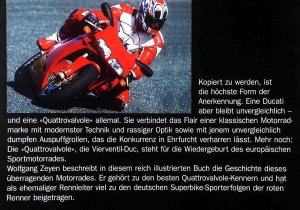 gebrauchtes Buch – Wolfgang Zeyen – Ducati Desmoquattro