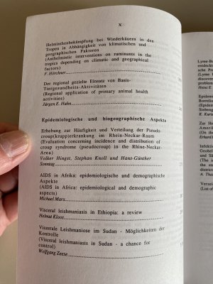 gebrauchtes Buch – Erhard Hinz  – Geomedizinische und biogeographische Aspekte der Krankheitsverbreitung und Gesundheitsversorgung in Industrie- und Entwicklungsländern