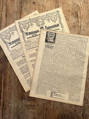 3x MITTEILUNGEN FÜR DIE LANDWIRTSCHAFT 1945 Zeitschrift Berlin