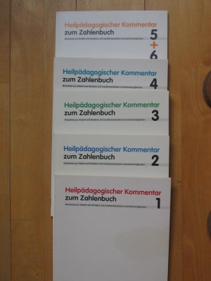 Heilpädagogischer Kommentar zum Zahlenbuch 1 bis 5 !!! - Hinweise zur Arbeit mit Kindern mit mathematischen Lernschwierigkeiten