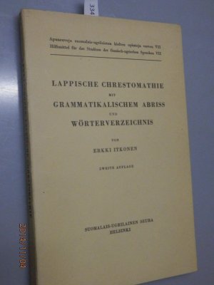 Lappische Chrestomathie mit grammatikalischem Abriss und Wörterverzeichnis