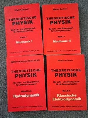 Mechanik Band 1, Mechanik II Band 2, Hydrodynamik Band 2 A, Klassische Elektrodynamik Band 3