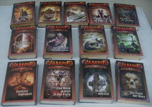 VAMPIR - Grusel Horror Mystery - 13 Bände: Band 1 bis Band 13, komplett: Die Geburt des Bösen + Das siebente Opfer + Das grausame Meer + Blutige Tränen […]