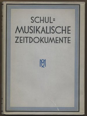 Schulmusikalische Zeitdokumente. Vorträge der VII. Reichs-Schulmusikwoche in München.