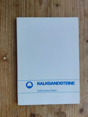 Kalksandsteine : Technische Daten