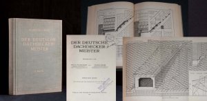 antiquarisches Buch – SCHRADER, Fritz/ REIM – Der deutsche Dachdeckermeister. Zweiter Band [Tafelband].