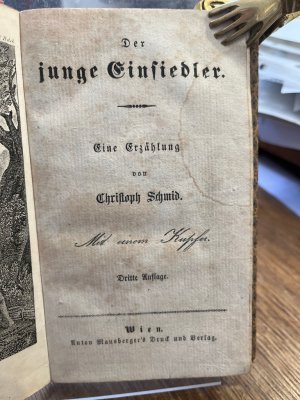 Gottfried, der junge Einsiedler. Eine Erzählung. Mit einem Kupfer. (= Jugendschriften in zwanzig Bändchen, Band 18).