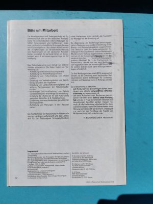 gebrauchtes Buch – Hendrik Brunkhorst - Niedersächsisches Landesamt für Ökologie - Informationsdienst Naturschutz Niedersachsen - 2/88 – Empfehlungen zur Brutbestandserfassung von Küstenvögeln an der deutschen Nordseeküste