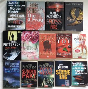 Sammlung Konvolut BücherPaket Todesschwur Höllentrip Alex Cross Fire Sams Briefe an Jennifer Mausetot Sühnetag Sündenpakt Sonntags bei Tiffany Wenn er […]