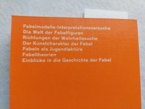 gebrauchtes Buch – Klaus Doderer – Fabeln : Formen, Figuren, Lehren dtv ; 4276 : Wissenschaftl. Reihe | Klaus Doderer