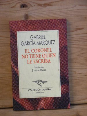 gebrauchtes Buch – García Márquez, Gabriel  – "el coronel no tiene quien le escriba"