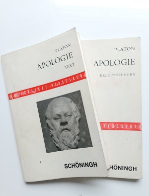 antiquarisches Buch – Platon – Apologie Text und Erläuterungen