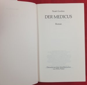 gebrauchtes Buch – Noah Gordon – Der Medicus