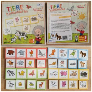 gebrauchtes Spiel – Tiere kombinieren - Ich weiß was! - vollständig!