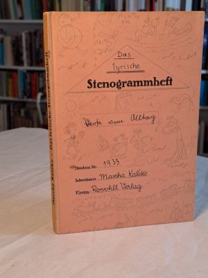 antiquarisches Buch – Mascha Kaleko – Das lyrische Stenogrammheft. Verse vom Alltag