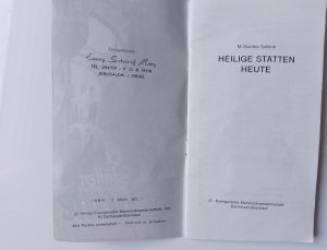 gebrauchtes Buch – M. Basilea Schlink – Heilige Stätten heute