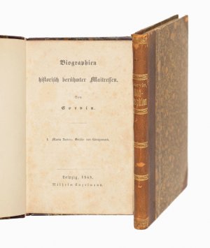 Maria Aurora, Gräfin von Königsmark. (= Biographien historisch berühmter Maitressen, Bd. 1 [= alles Erschienene]).