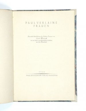 Frauen. Deutsche Umdichtung des Buches Femmes von Curt Moreck mit vier bisher unveröffentlichten Gedichten aus dem Manuskript.